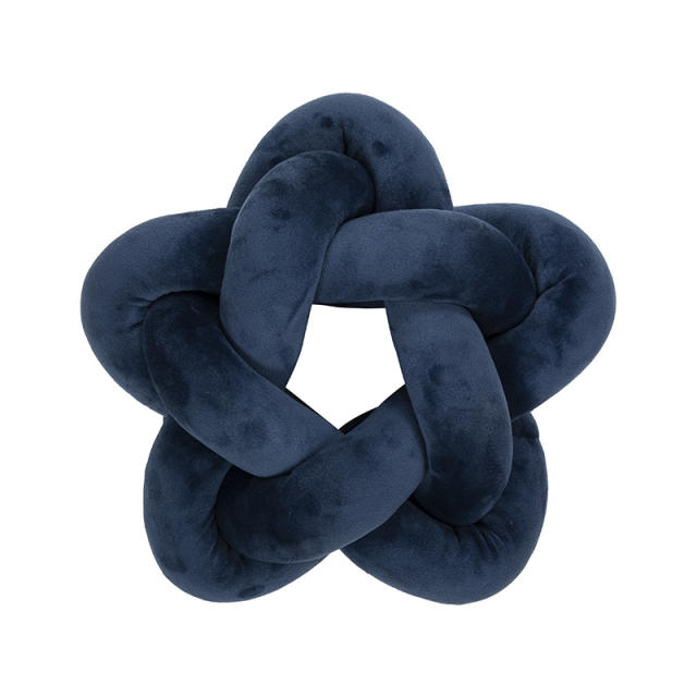 INS cute knotted twisted star design throw pillow