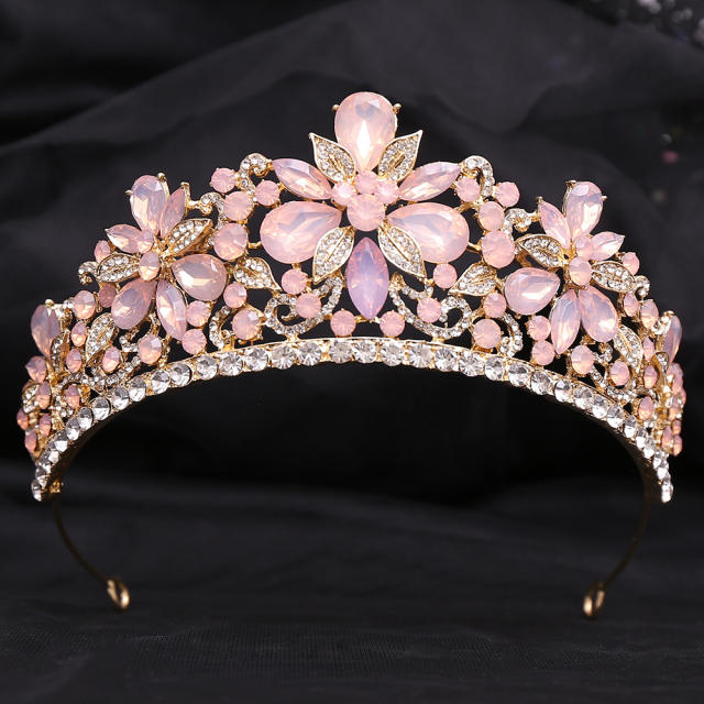 Hot sale egg crystal statement wedding crown