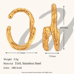1pcs Vintage stainless steel ear wrap ear cuff for women
