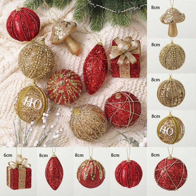 New design delicate christmas ornaments for home christmas tree shop window