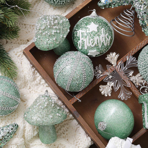New design delicate christmas ornaments for home christmas tree shop window