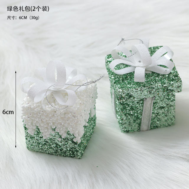 New design delicate christmas ornaments for home christmas tree shop window
