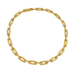 Concise easy match stainless steel chain necklace bracelet