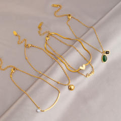 18KG dainty stainless steel anklet