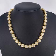 10mm round rhinestone delicate alloy chain necklace bracelet
