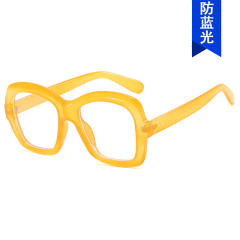 INS big frame anti blue light women reading glasses