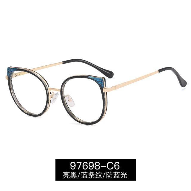 Classic cat eye shape anti blue light women reading glasses