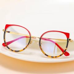 Classic cat eye shape anti blue light women reading glasses