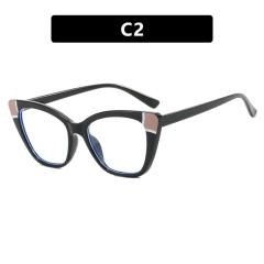 TR90 contrast color super light anti blue light reading glasses