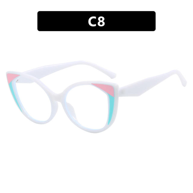 TR90 personality anti blue light reading glasses for women