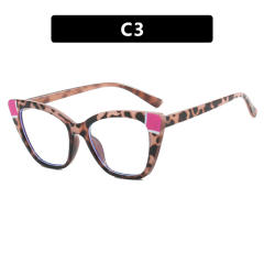 TR90 contrast color super light anti blue light reading glasses
