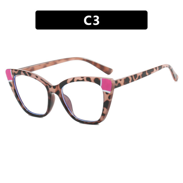 TR90 contrast color super light anti blue light reading glasses