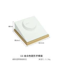 Gold white series jewery display tray stand