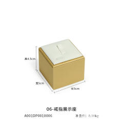 Gold white series jewery display tray stand