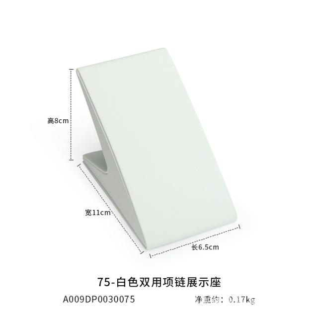 Gold white series jewery display tray stand