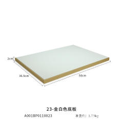 Gold white series jewery display tray stand