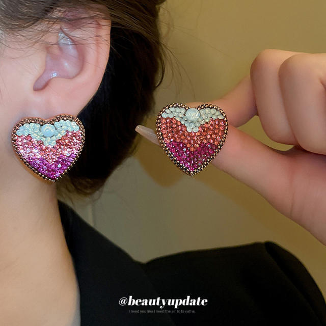 925 needle luxury diamond dangle earrings