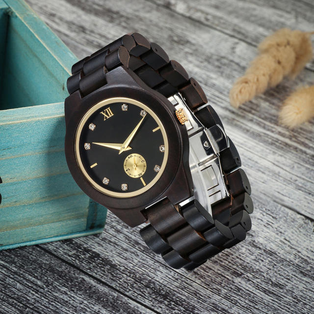 Hot sale elegant colorful wooden watches unix