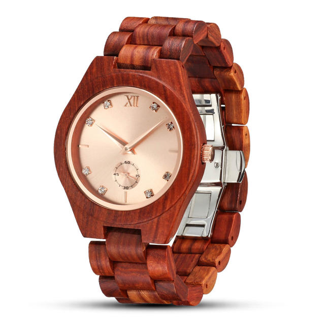 Hot sale elegant colorful wooden watches unix