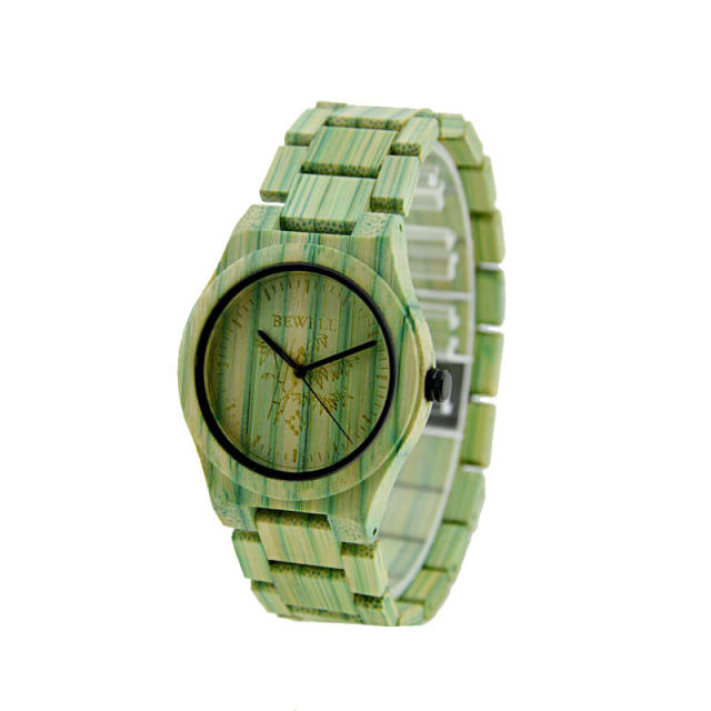Personality colorful wooden watches for men