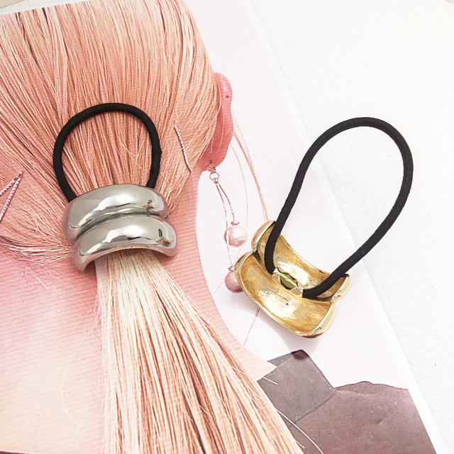 Occident fashion metal accessory easy match women hair ties