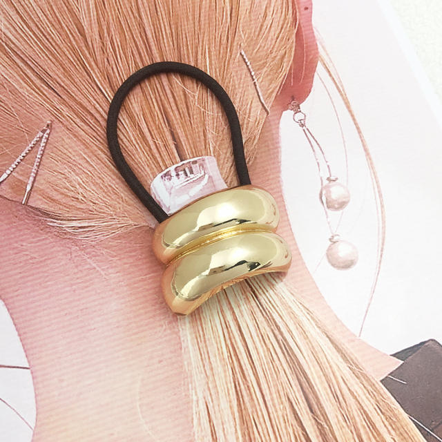 Occident fashion metal accessory easy match women hair ties
