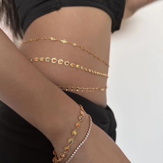 18KG Personality stainless steel waist chain body chain