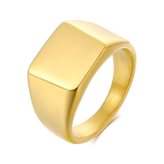 Hot sale stainless steel signet rings collection