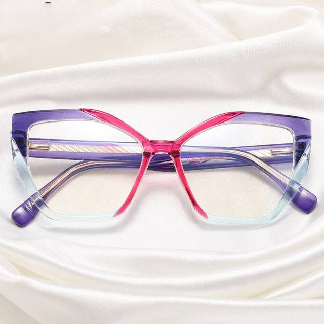 TR90 color matching blue light pop women reading glasses