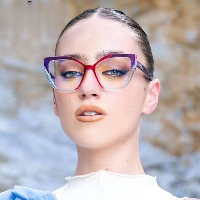 TR90 color matching blue light pop women reading glasses