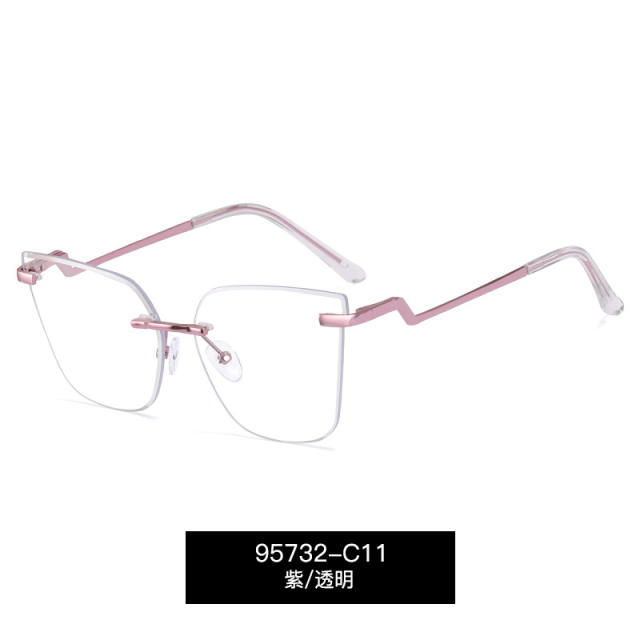 New design blue light rimless reading glasses