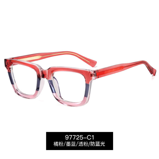 Occident fashion TR90 hot sale blue light reading glasses