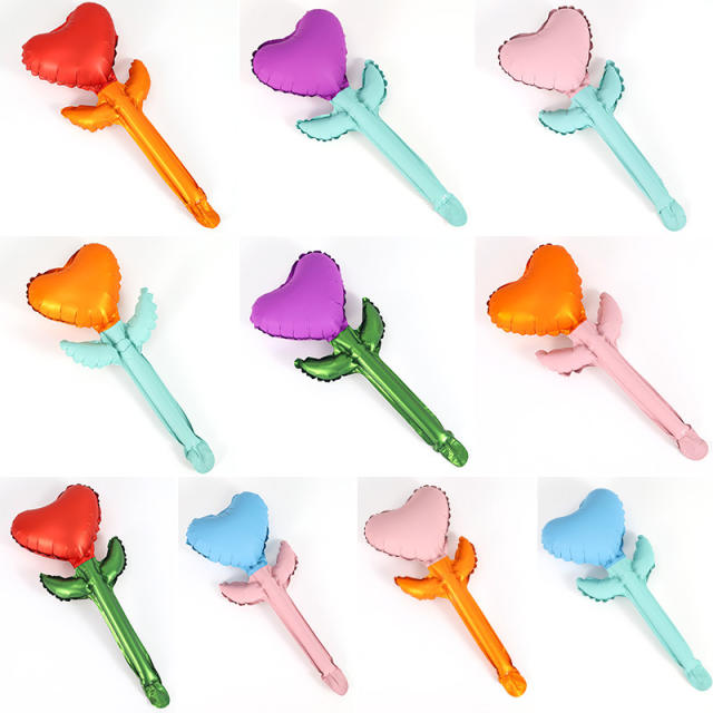 Mother's day heart shape flower Balloon set