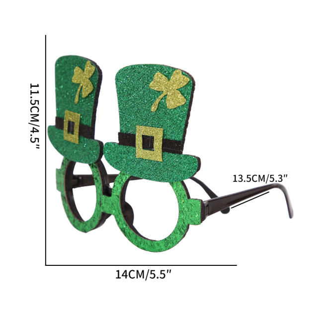 St.Patrick's Day Funny decorative glasses