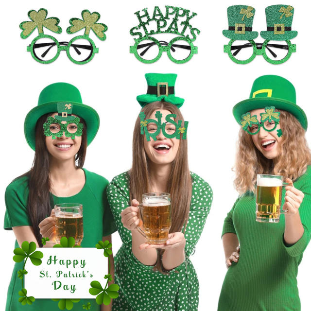 St.Patrick's Day Funny decorative glasses