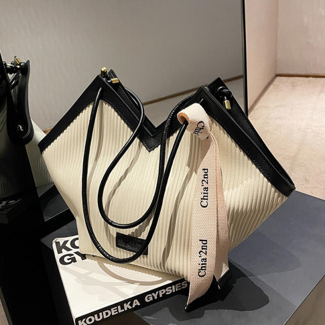 Korean fashion casual large capacity women tote bag