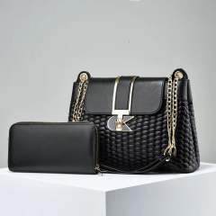 Casual hot sale OL favoriet PU leather tote bag set