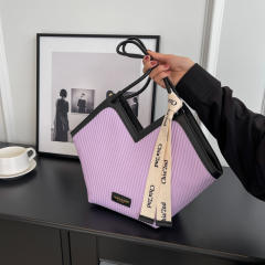 Korean fashion casual large capacity women tote bag