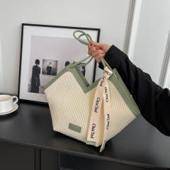 Korean fashion casual large capacity women tote bag