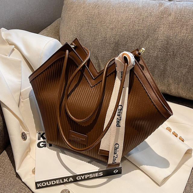 Korean fashion casual large capacity women tote bag