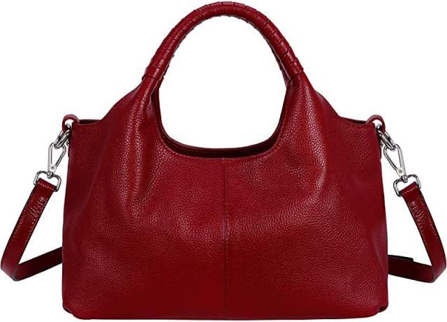 Casual soft PU leather large capacity women handbag