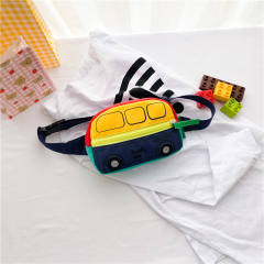 Funny casual car shape cute chest bag for kids