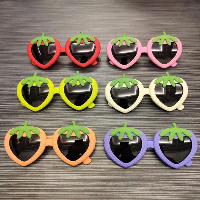 Cute strawberry design sunglasses for kids