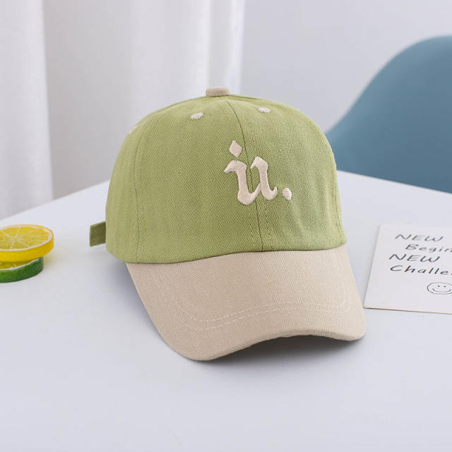Popular Letter embroidery baseball cap for kids