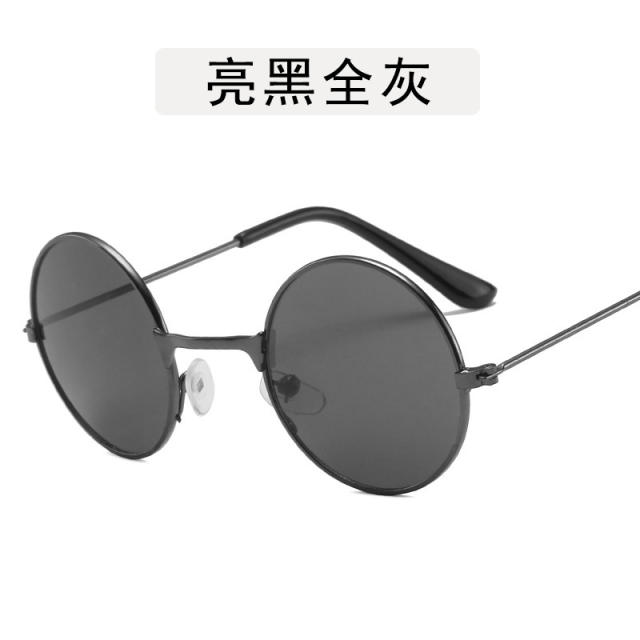 Vintage round shape frame sunglasses for kids