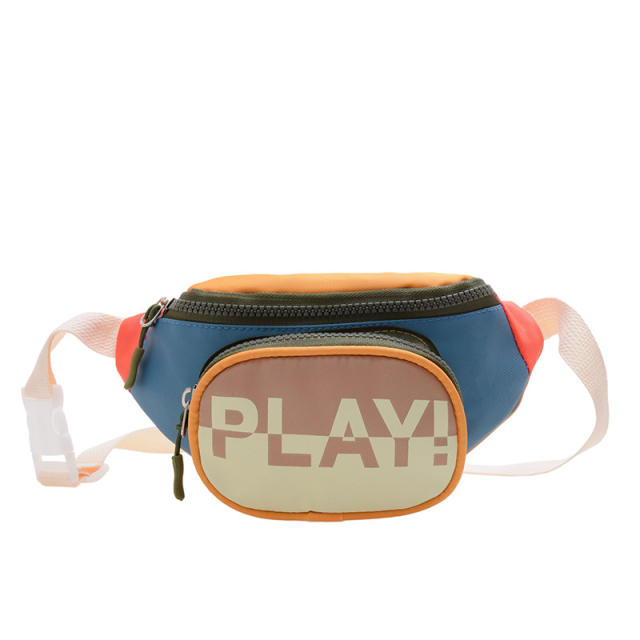 Popular contrast color letter pattern funny pack for boys