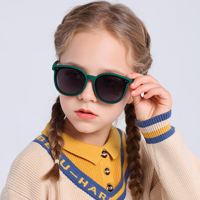 Korean fashion candy color soft sunglasses for boys girls