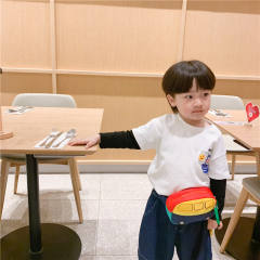 Funny casual car shape cute chest bag for kids