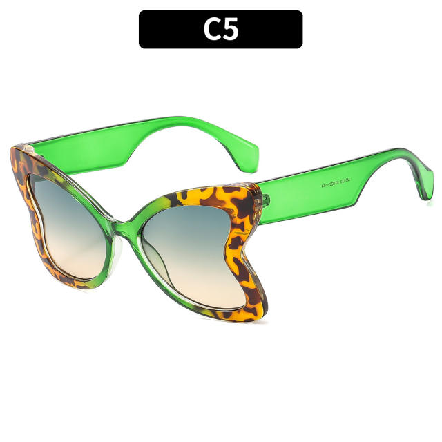 Personality summer butterfly sunglasses