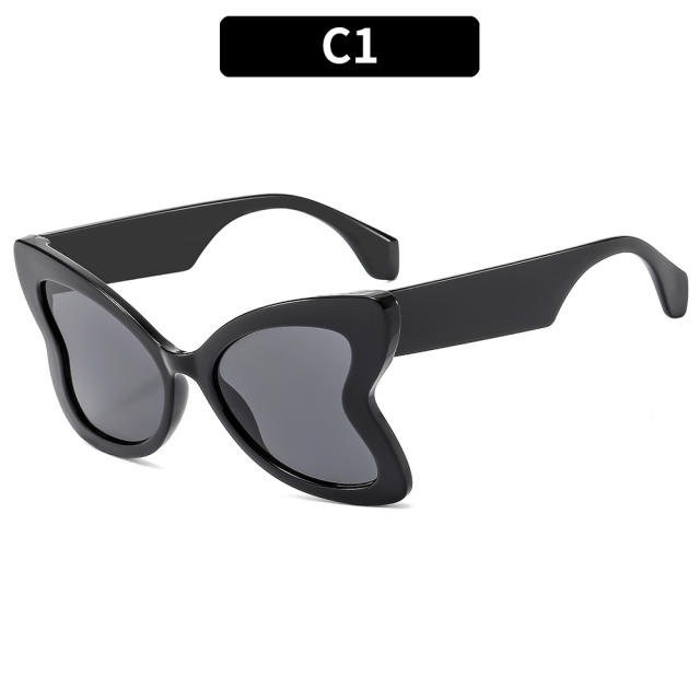 Personality summer butterfly sunglasses
